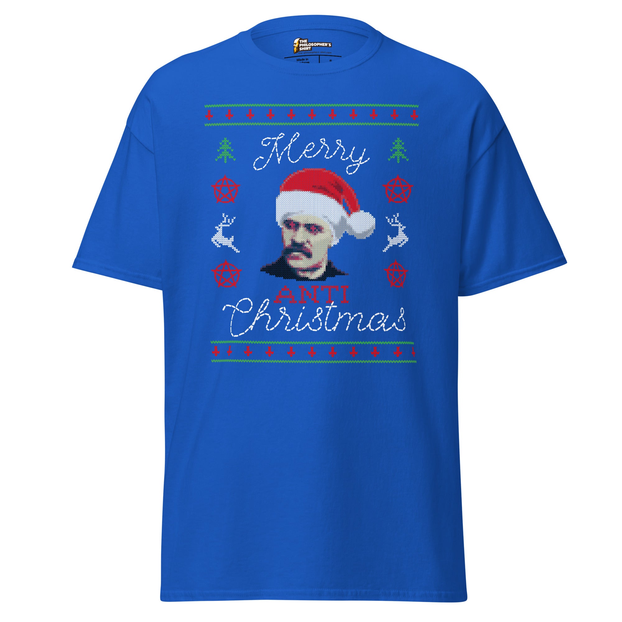Nietzsche: Merry Anti-Christmas - Unisex classic T-Shirt - The Philosopher's Shirt