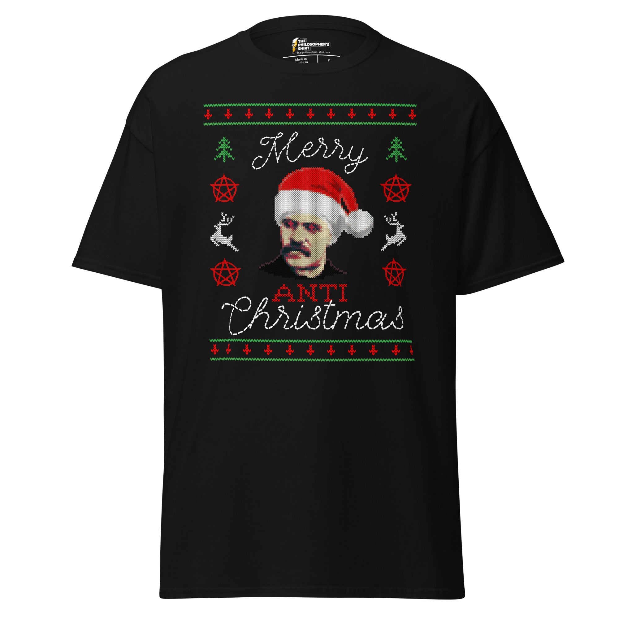 Nietzsche: Merry Anti-Christmas - Unisex classic T-Shirt - The Philosopher's Shirt