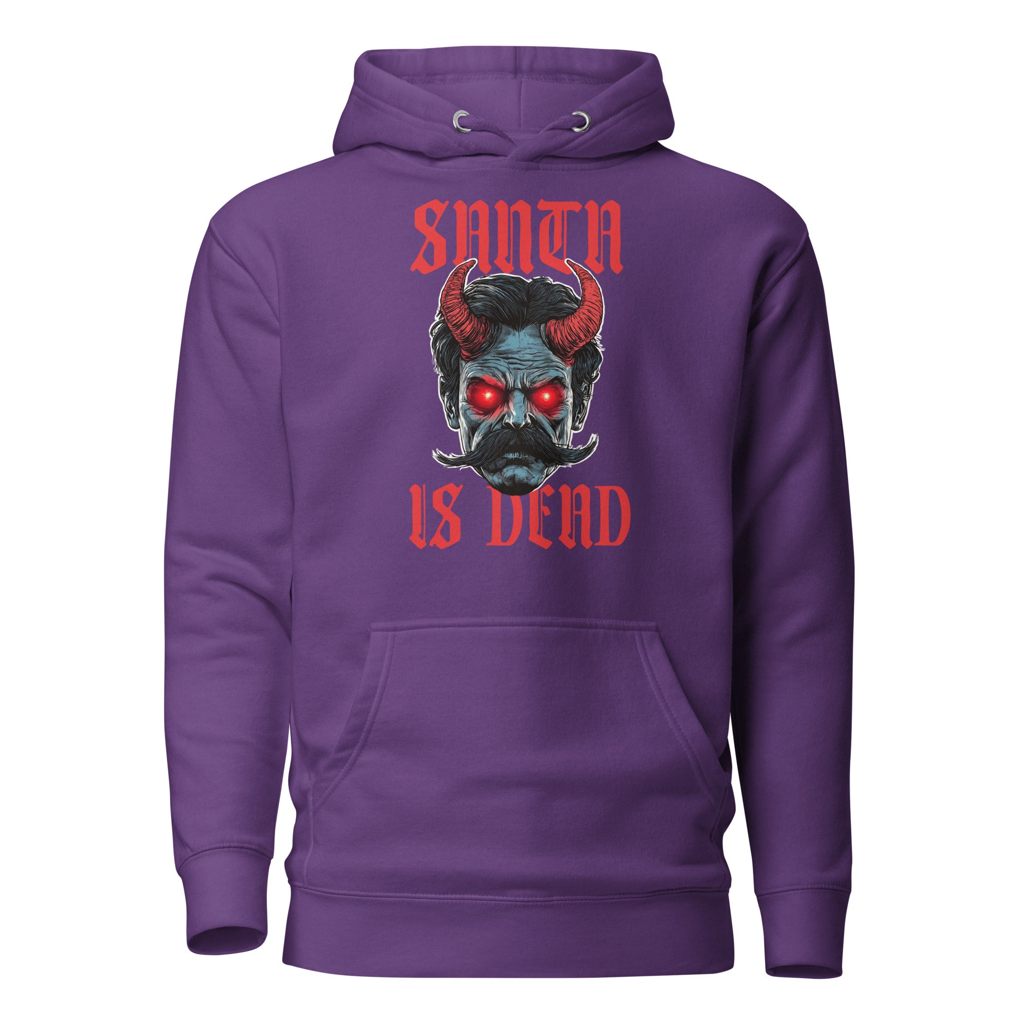 Nietzsche: Santa is Dead - Premium Hoodie - Purple - The Philosopher's Shirt