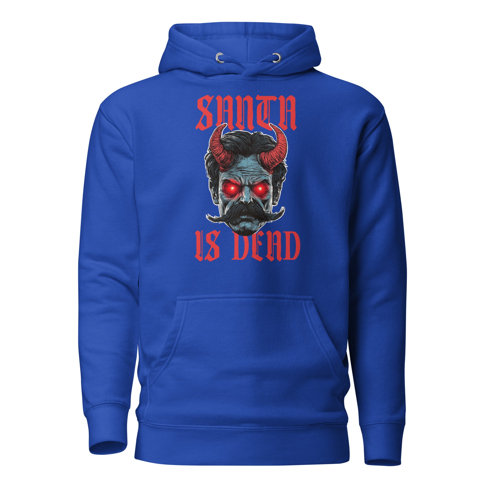 Nietzsche: Santa is Dead - Premium Hoodie - Team Royal - The Philosopher's Shirt