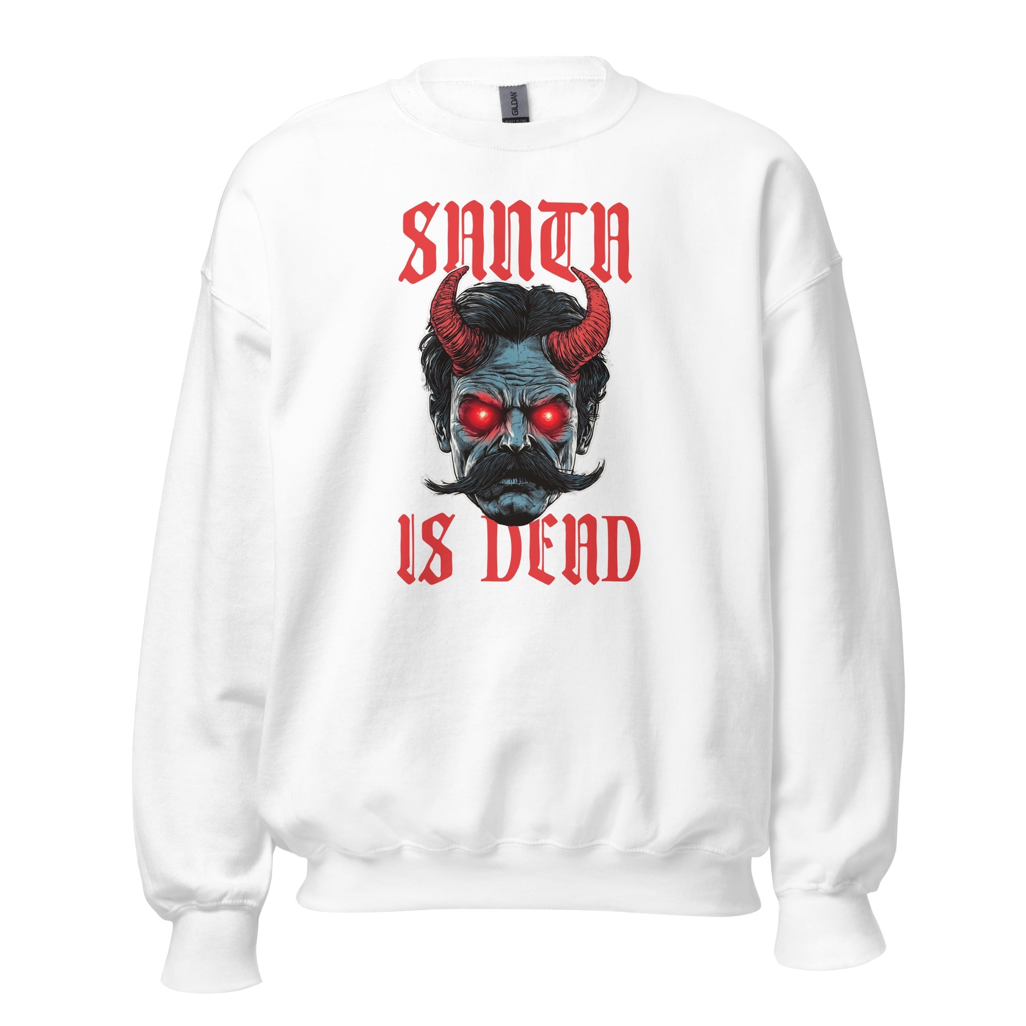 Nietzsche: Santa is Dead - Sweatshirt - White - The Philosopher's Shirt