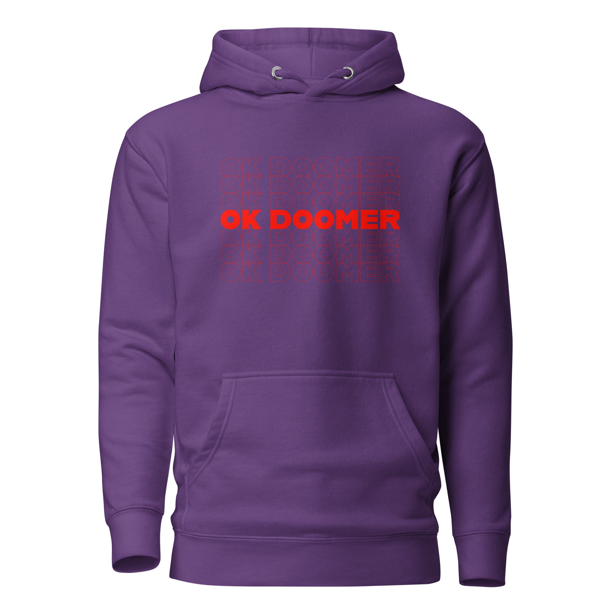 OK DOOMER - Premium Hoodie - Purple - The Philosopher's Shirt