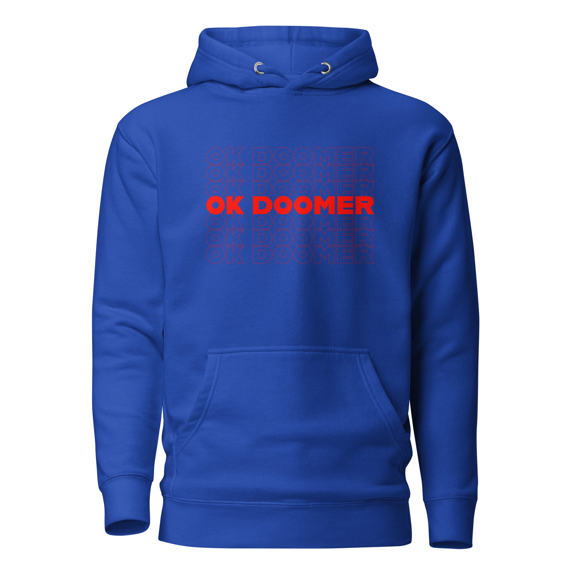 OK DOOMER - Premium Hoodie - Team Royal - The Philosopher's Shirt