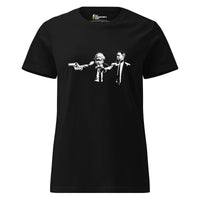 Philo Fiction - Marx & Engels - Women’s T-shirt - Black / S
