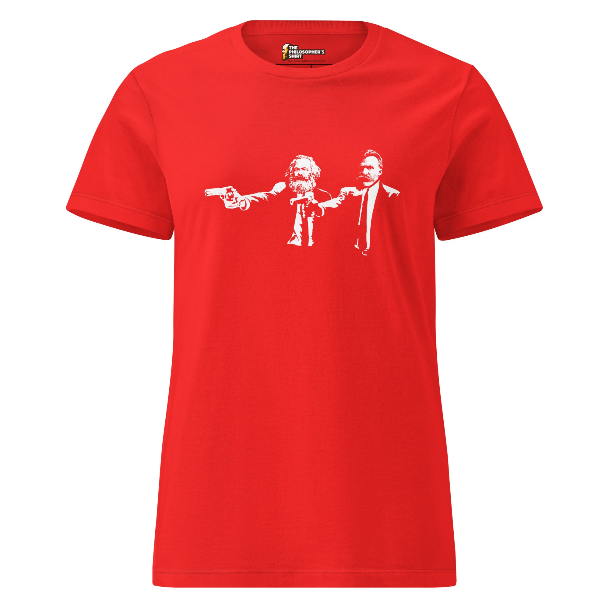 Philo Fiction - Marx & Nietzsche - Women’s T-shirt - The Philosopher's Shirt