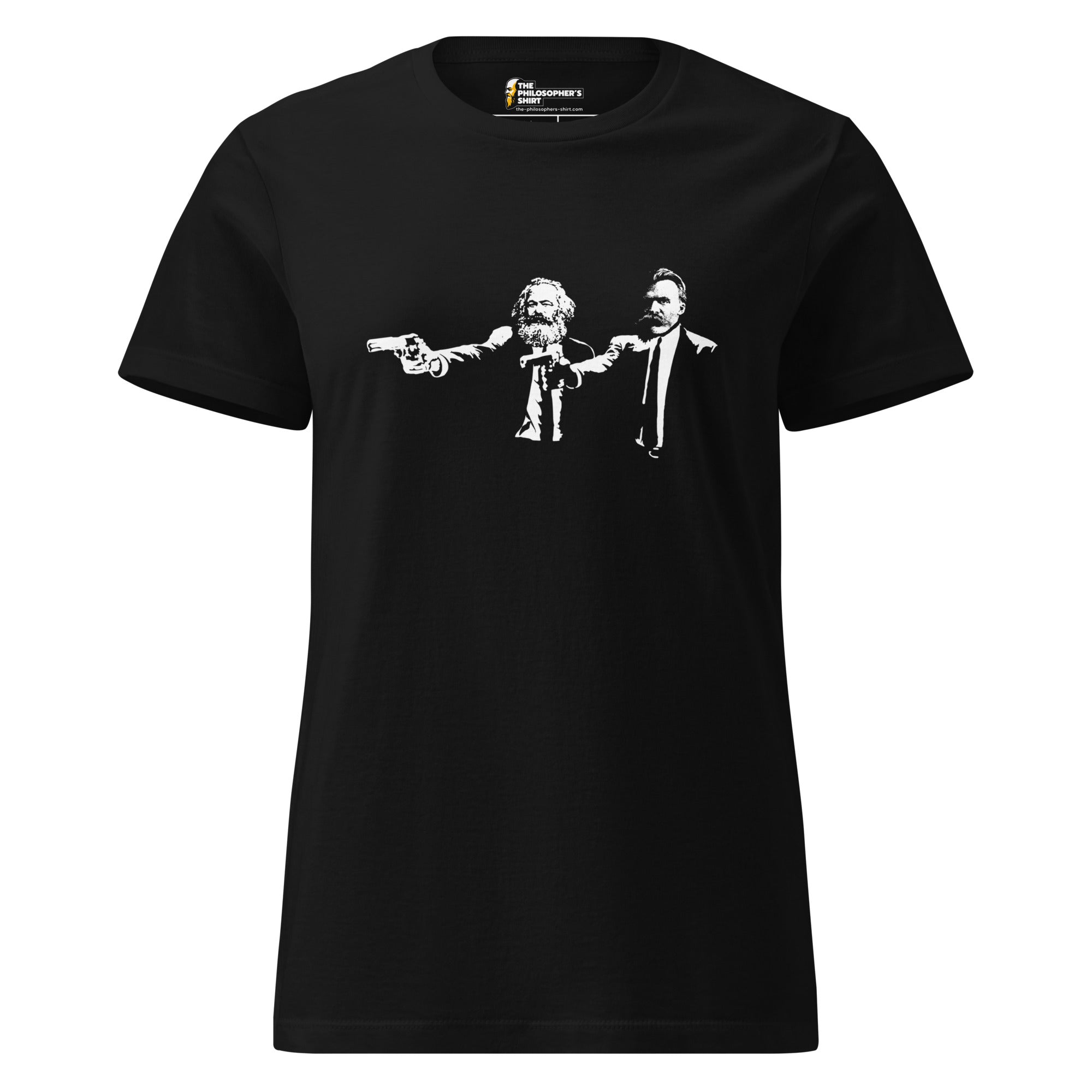 Philo Fiction - Marx & Nietzsche - Women’s T-shirt - The Philosopher's Shirt