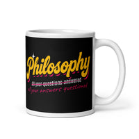 Philosophy: All your answers questioned - Mug - 325ml | 11oz