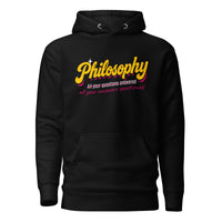 Philosophy: All your answers questioned - Premium Hoodie - Black / S