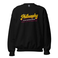 Philosophy: All your answers questioned - Sweatshirt - Black / S