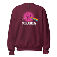 Pink Freud - The Dark Side Of Your Mom - Sweatshirt - Maroon / 2XL