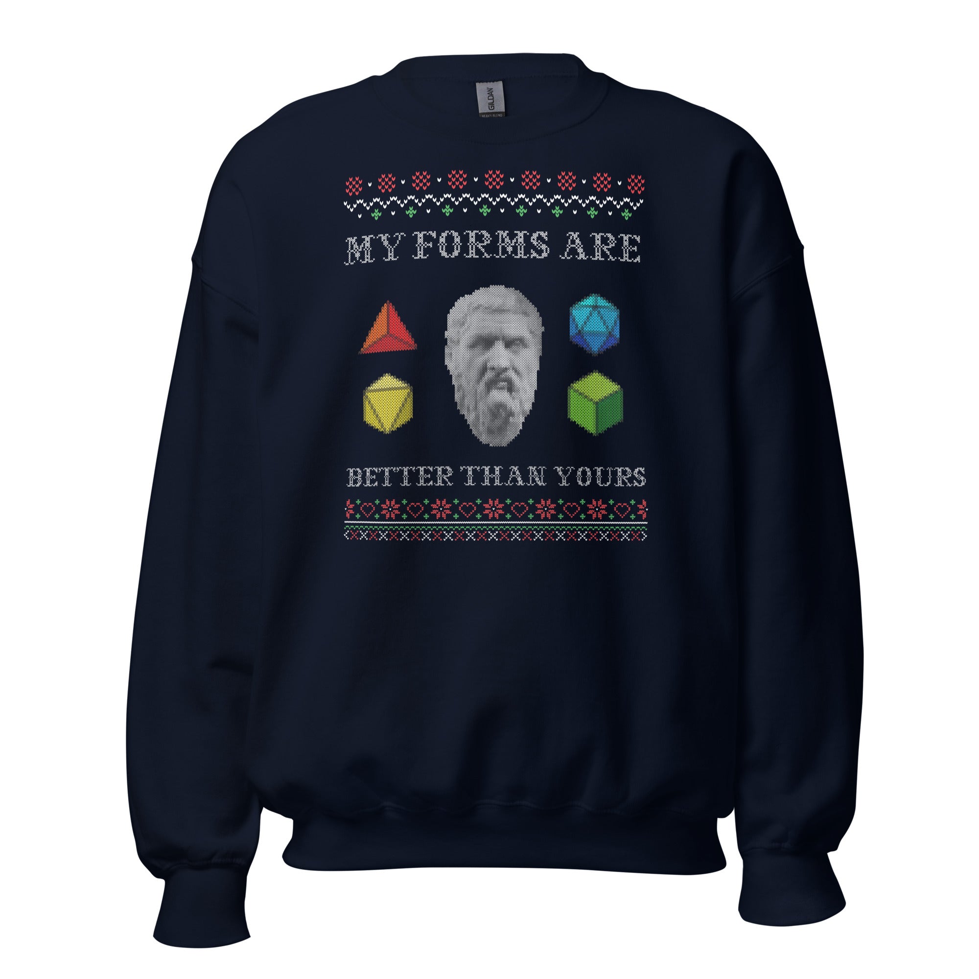 Plato - My forms are better than yours - Sweatshirt - The Philosopher's Shirt