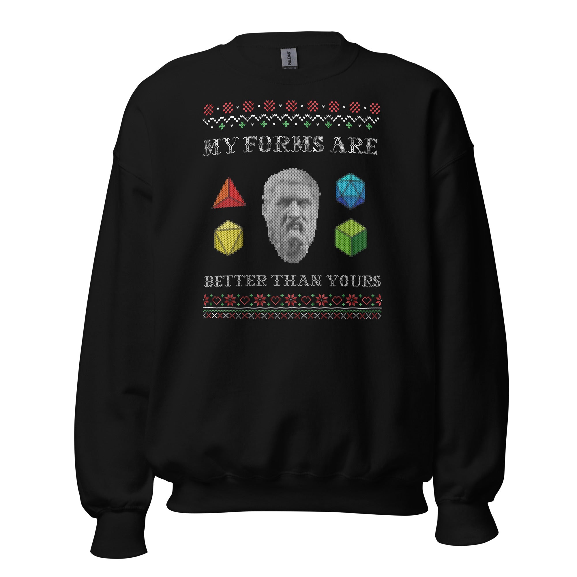 Plato - My forms are better than yours - Sweatshirt - The Philosopher's Shirt
