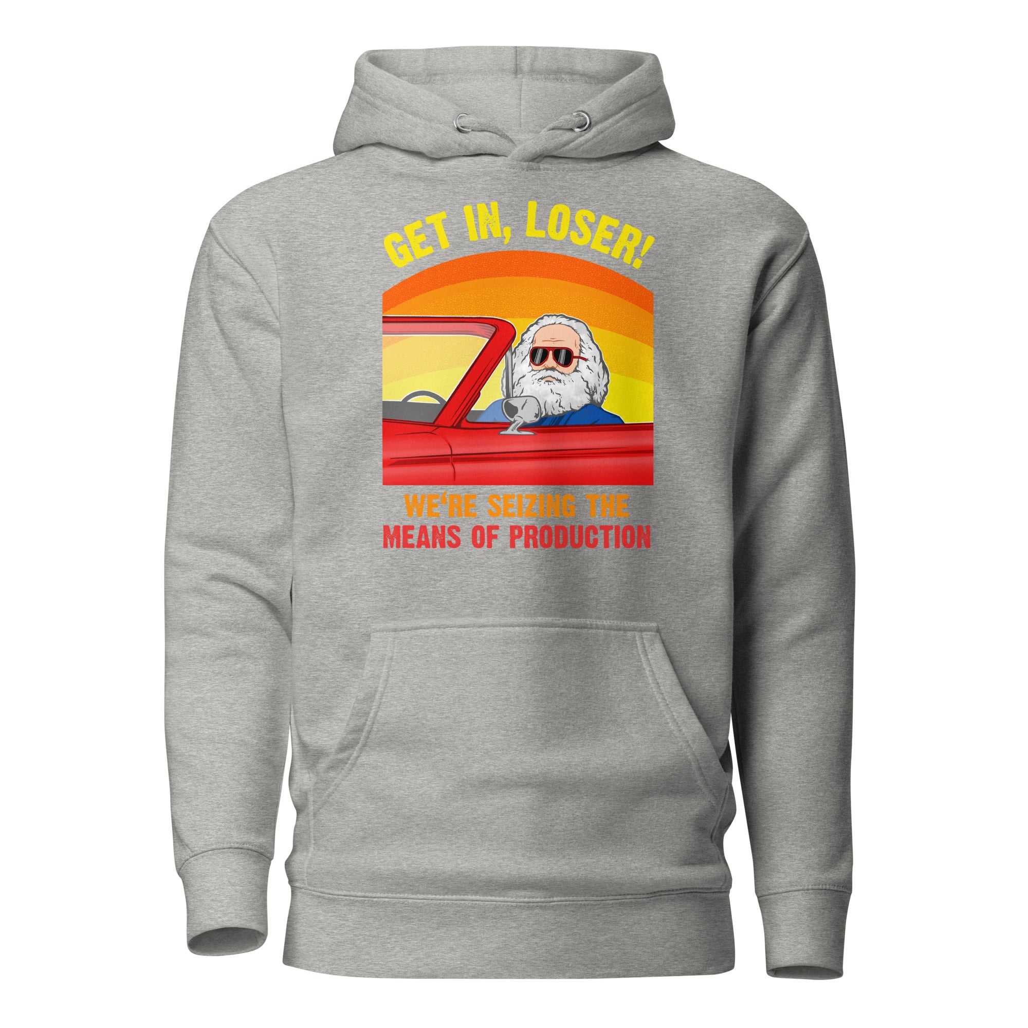 Plato's Cave Search and Rescue Team - Premium Hoodie - Carbon Grey - The Philosopher's Shirt