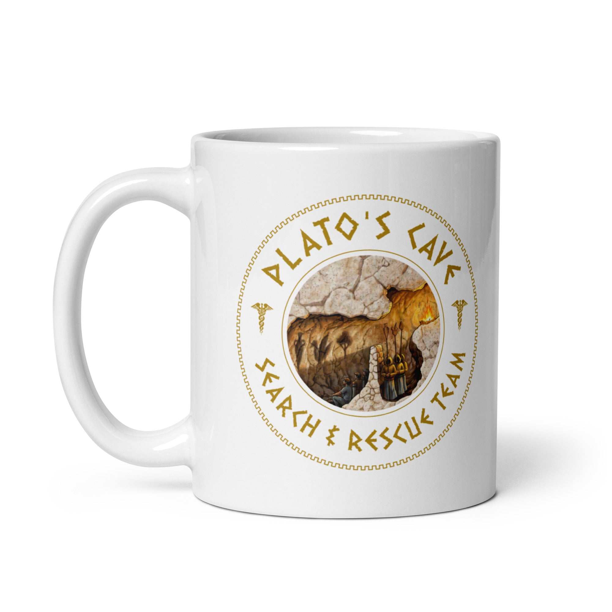 Plato's Cave: Search & Rescue Team - Meme Edition - Mug - The Philosopher's Shirt