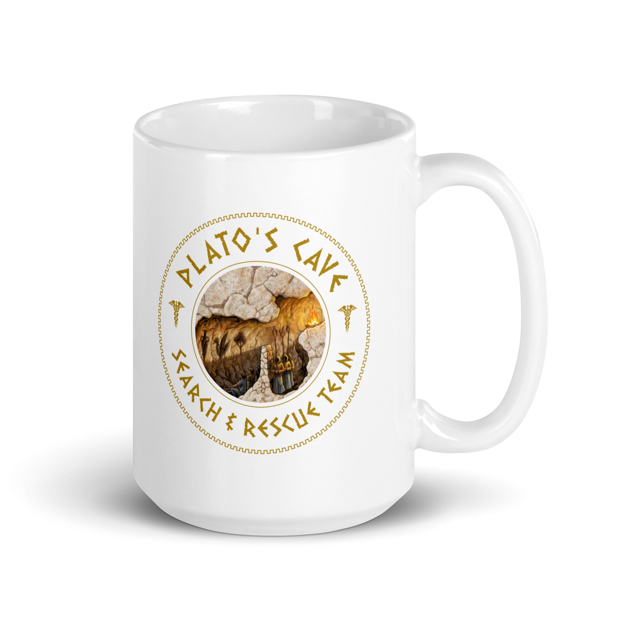 Plato's Cave: Search & Rescue Team - Meme Edition - Mug - The Philosopher's Shirt
