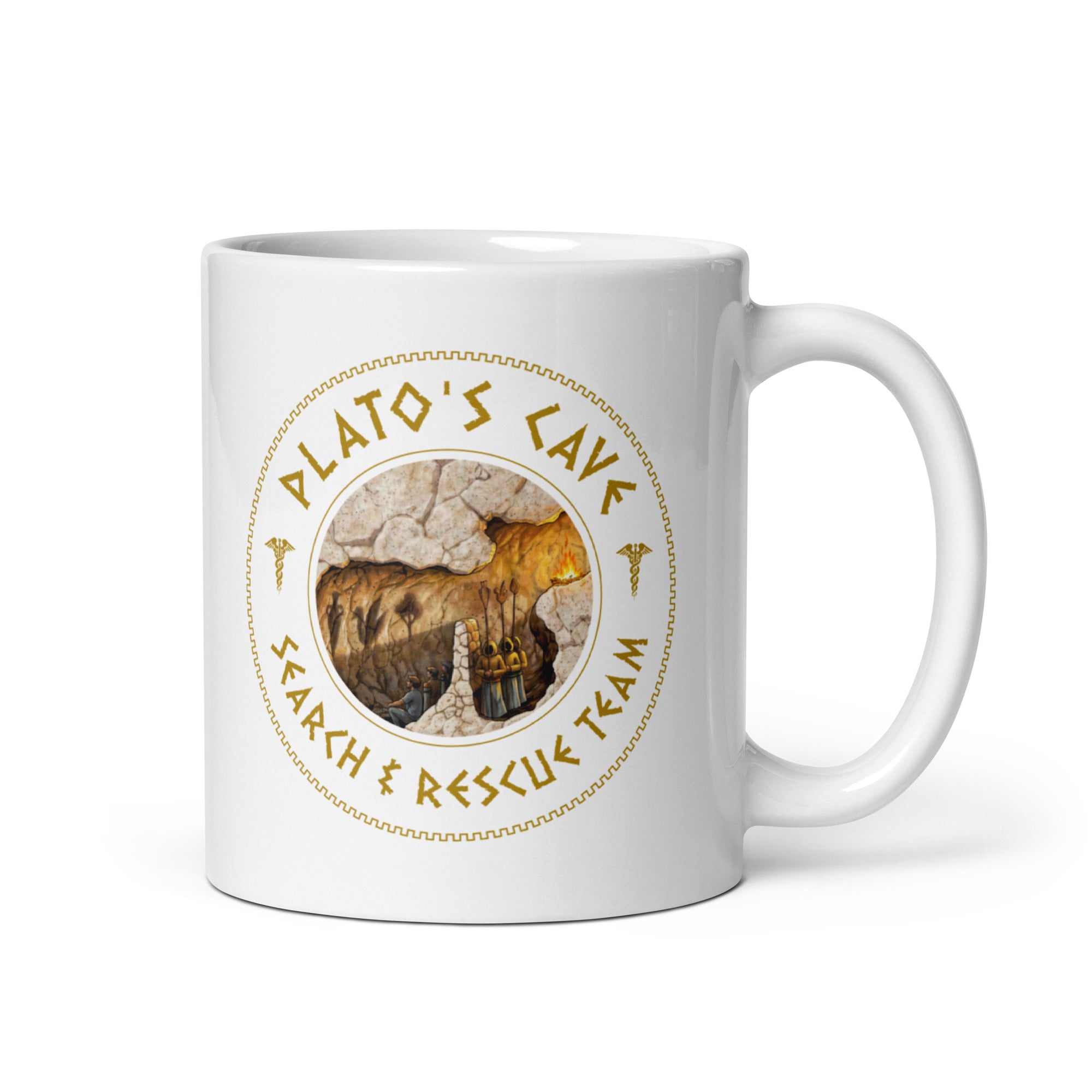 Plato's Cave: Search & Rescue Team - Meme Edition - Mug - The Philosopher's Shirt
