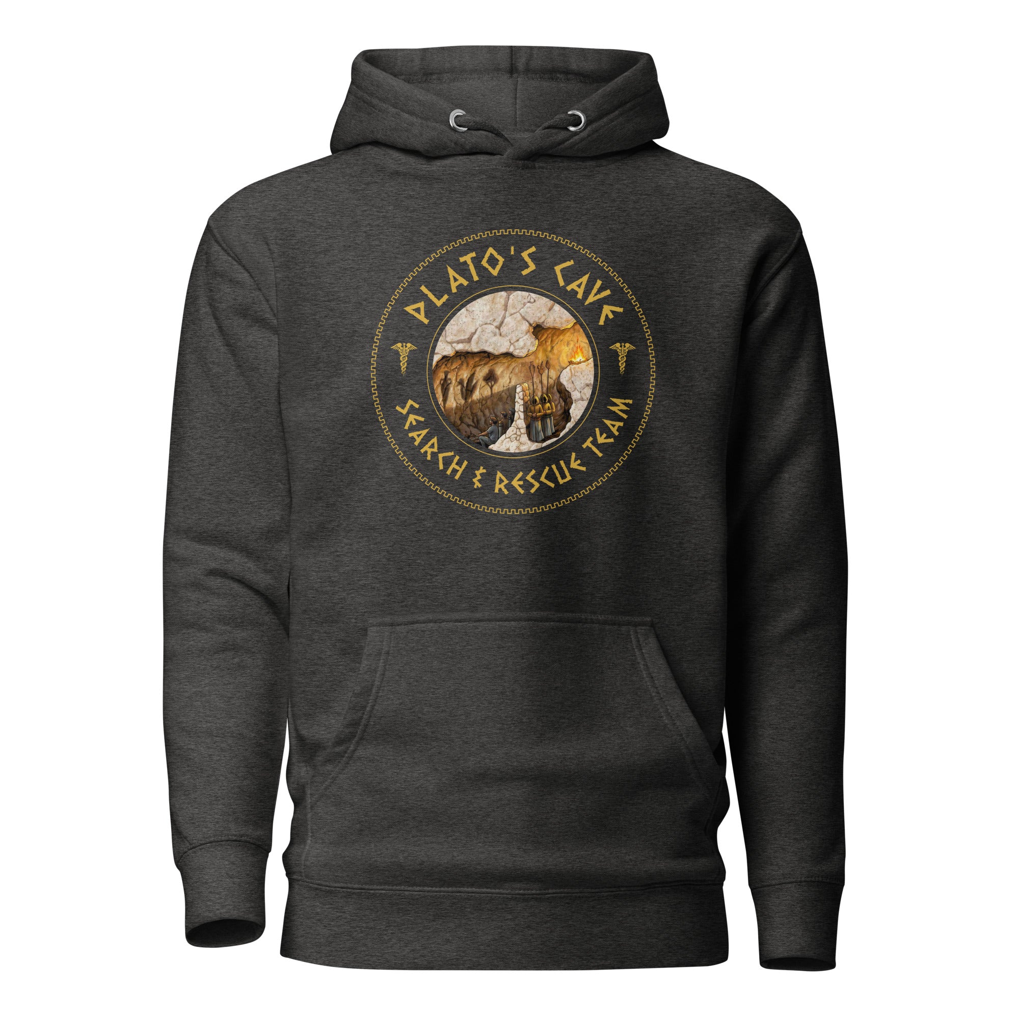 Plato's Cave: Search & Rescue Team - Meme Edition - Premium Hoodie - The Philosopher's Shirt