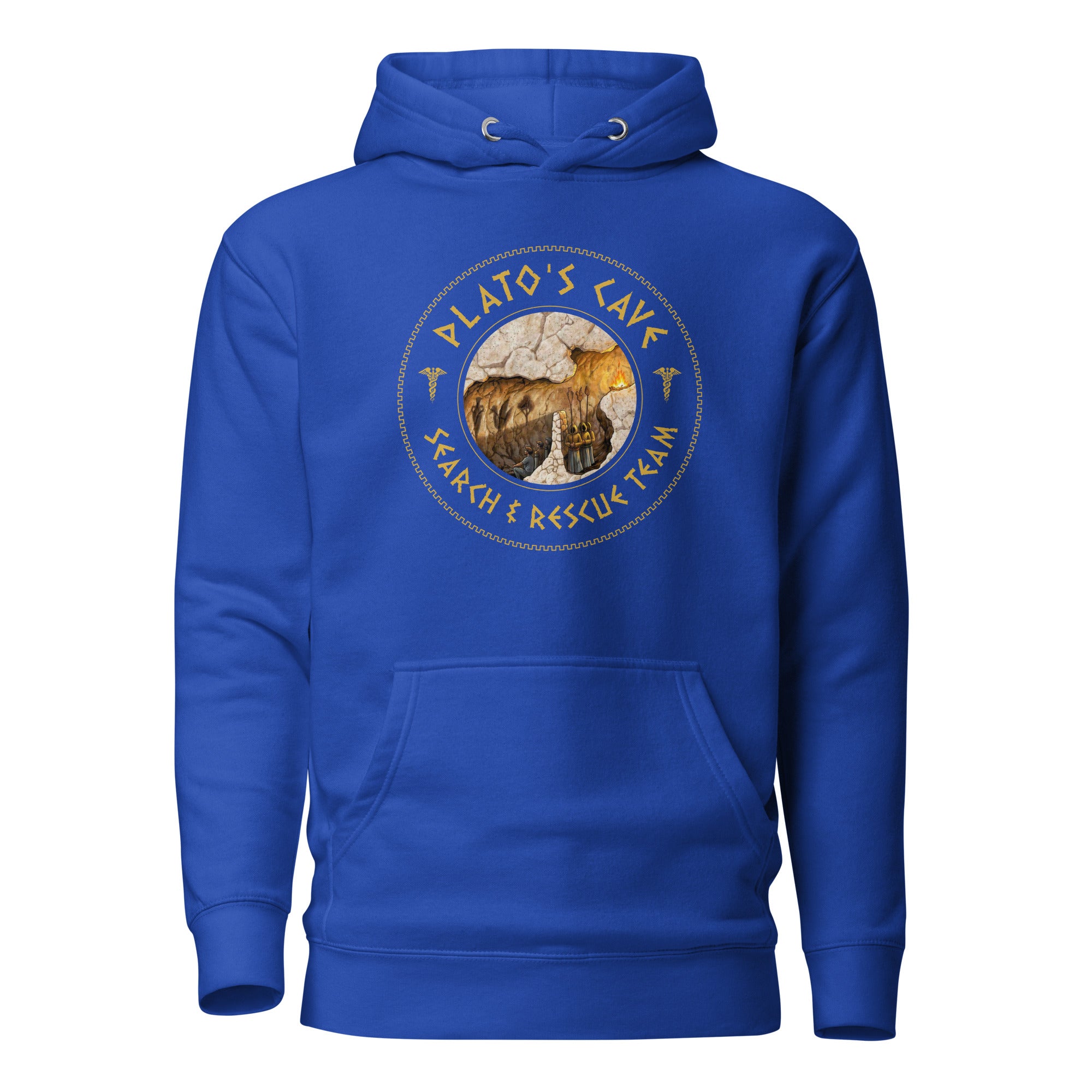 Plato's Cave: Search & Rescue Team - Meme Edition - Premium Hoodie - The Philosopher's Shirt