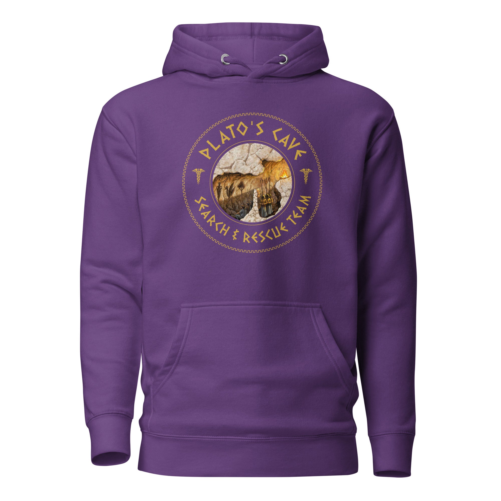 Plato's Cave: Search & Rescue Team - Meme Edition - Premium Hoodie - The Philosopher's Shirt