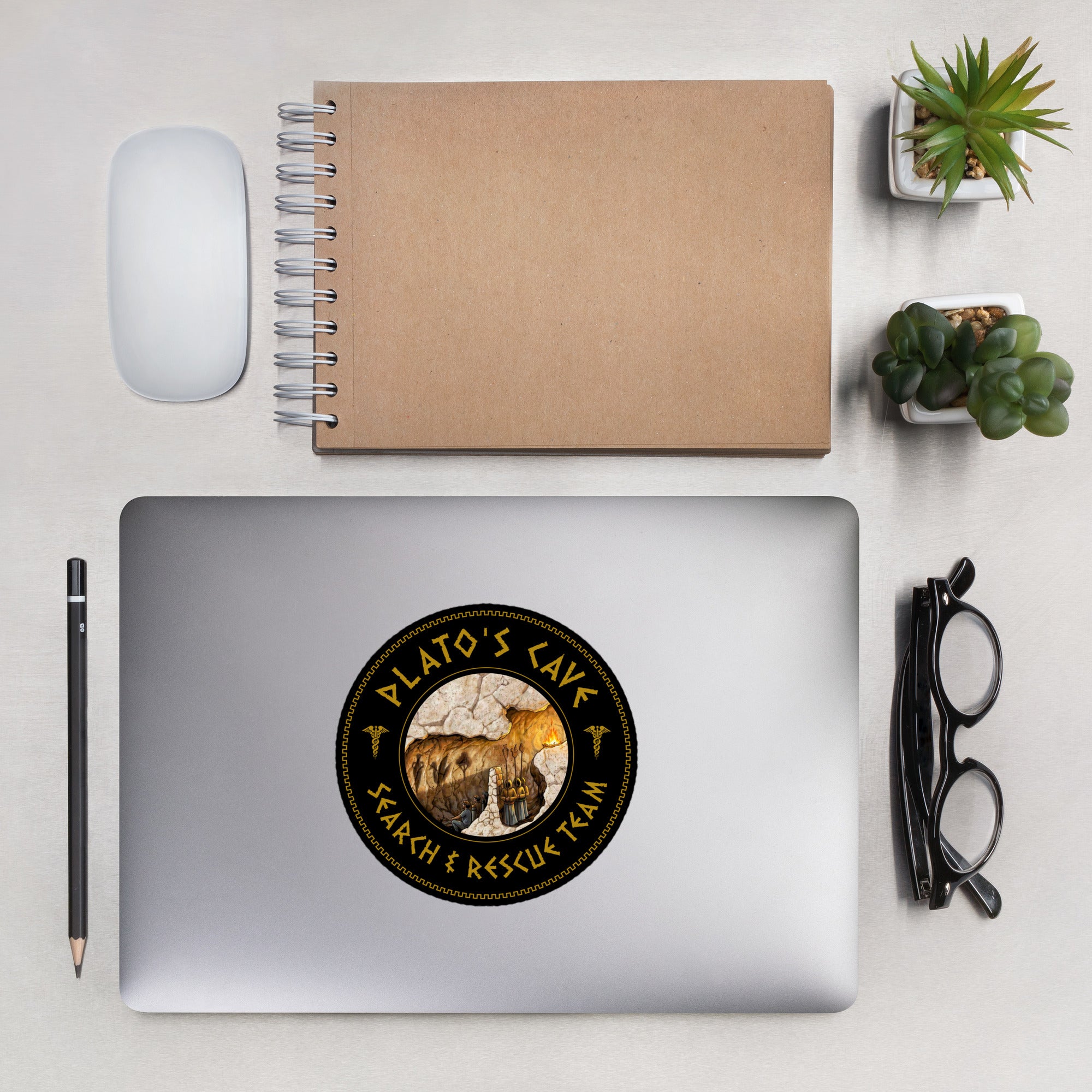 Plato's Cave: Search & Rescue Team - Meme Edition - Sticker - The Philosopher's Shirt