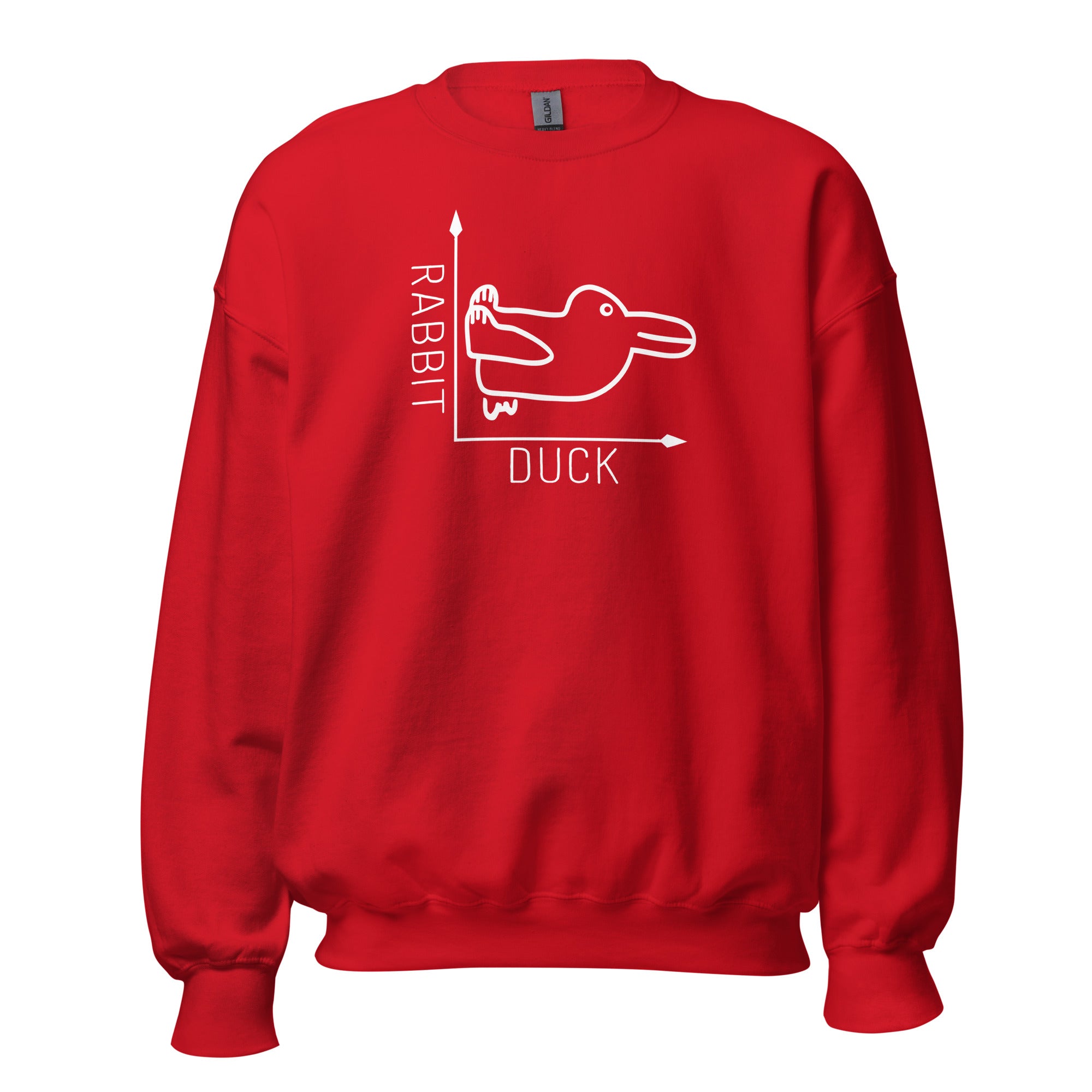 Rabbit-Duck Illusion - Duck Edition - Sweatshirt - The Philosopher's Shirt