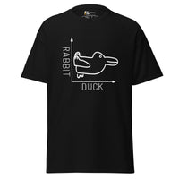 Rabbit-Duck Illusion - Duck Edition - Unisex Classic T-Shirt - Black / S