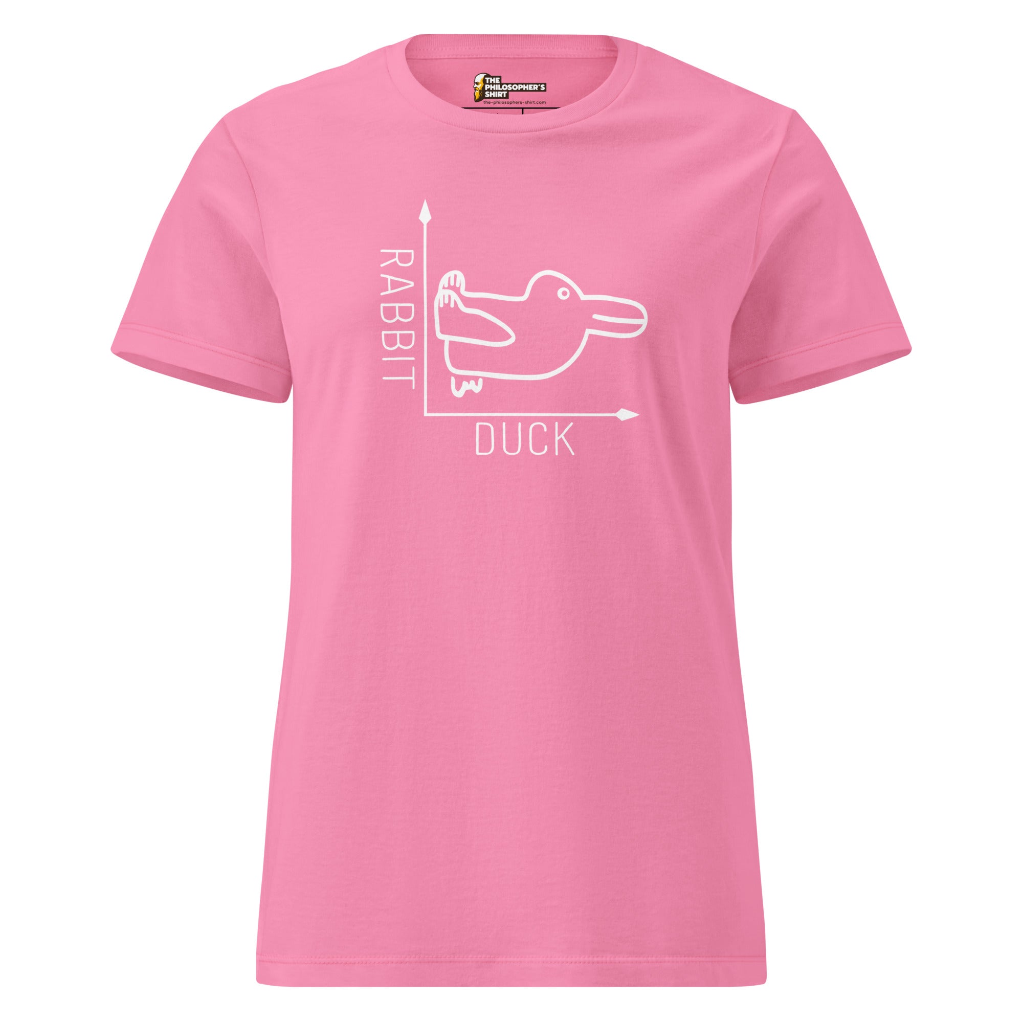 Rabbit-Duck Illusion - Duck Edition - Women’s T-shirt - The Philosopher's Shirt