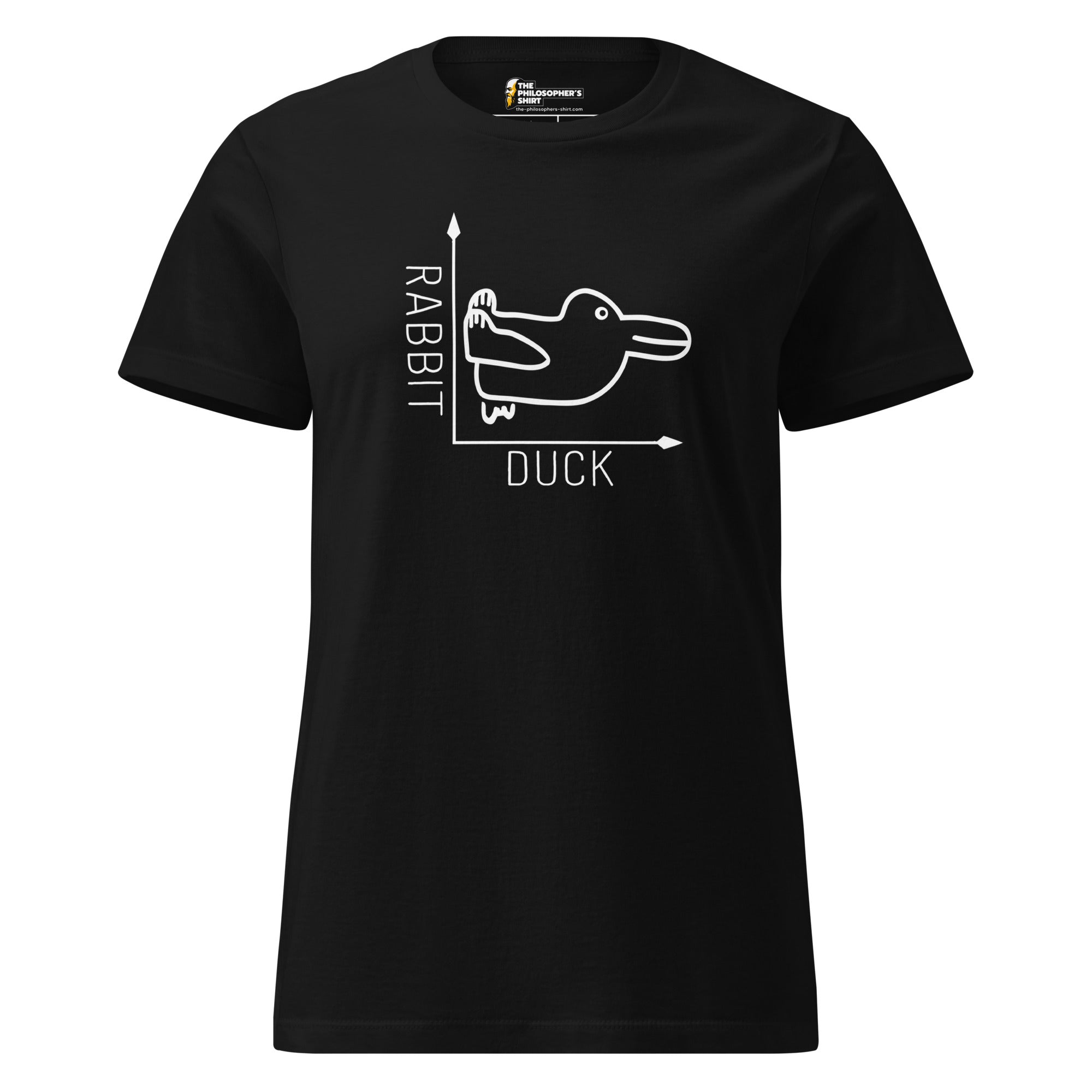 Rabbit-Duck Illusion - Duck Edition - Women’s T-shirt - The Philosopher's Shirt