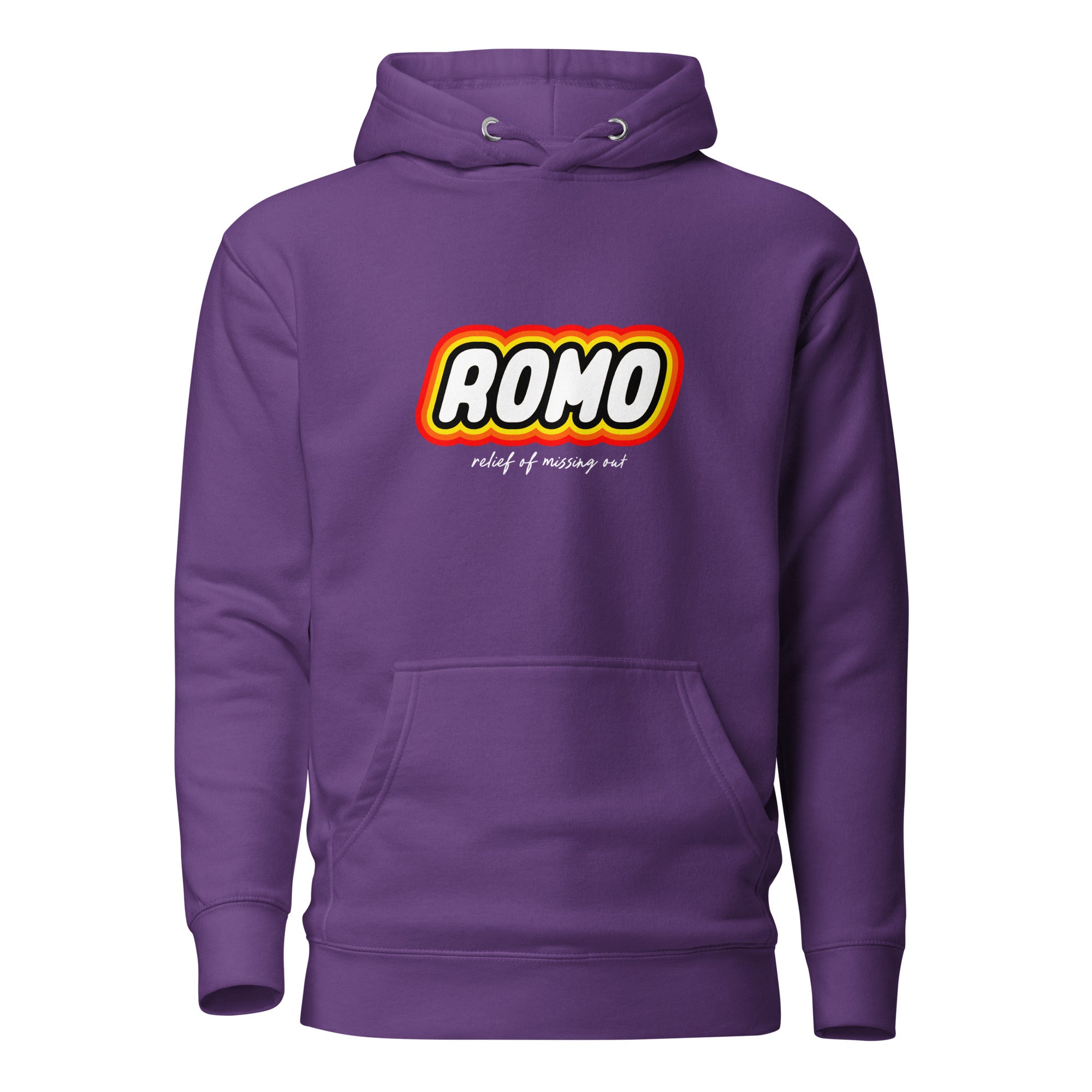 ROMO: Relief of missing out - Premium Hoodie - Purple - The Philosopher's Shirt