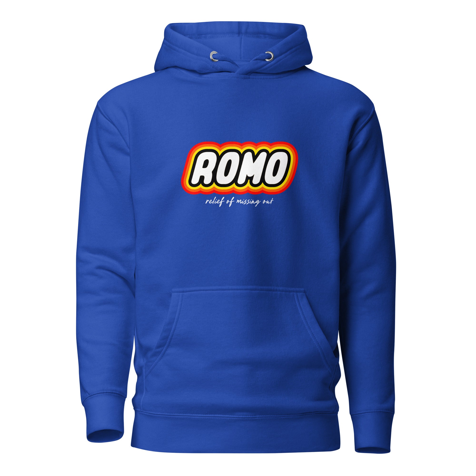 ROMO: Relief of missing out - Premium Hoodie - Team Royal - The Philosopher's Shirt