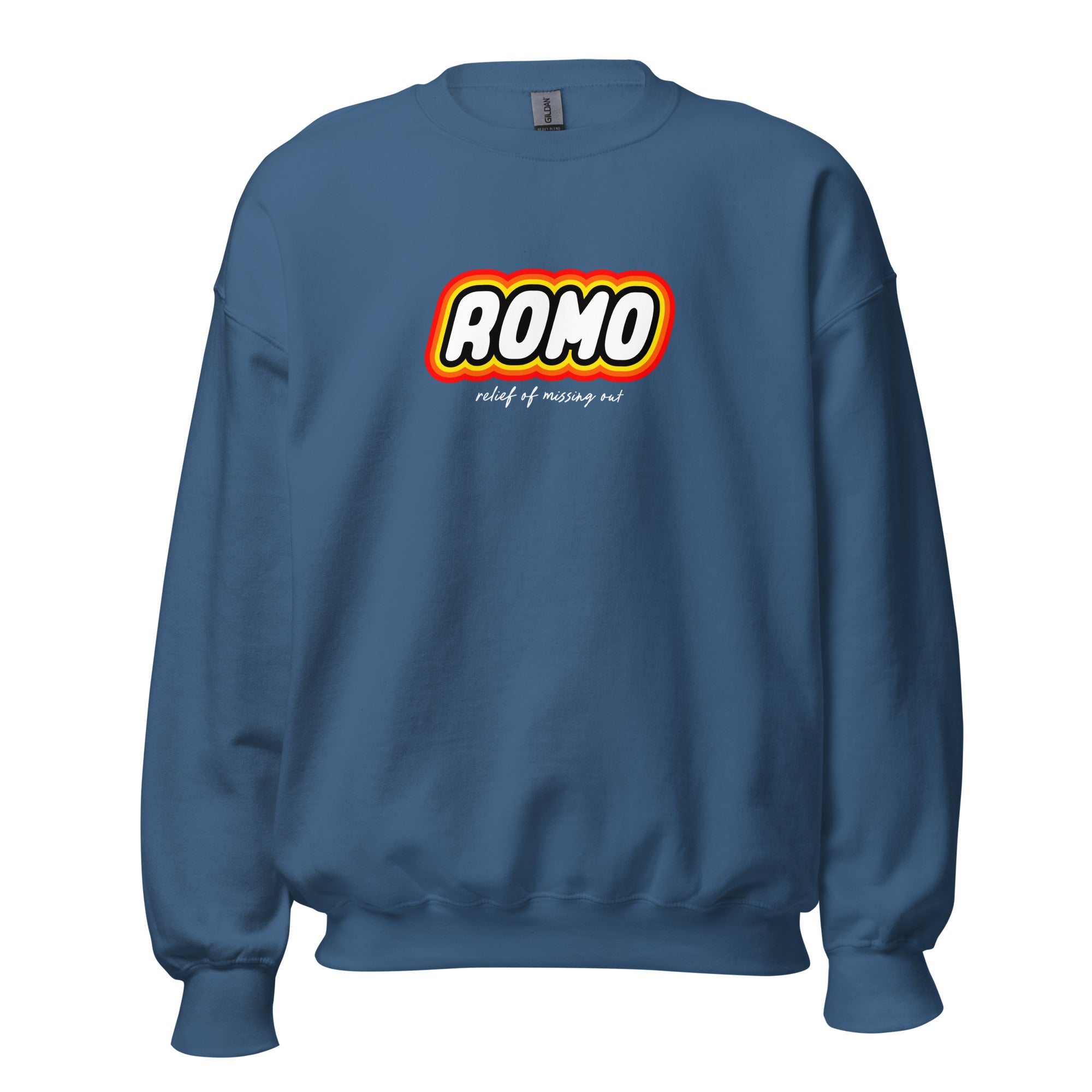 ROMO: Relief of missing out - Sweatshirt - Indigo Blue - The Philosopher's Shirt
