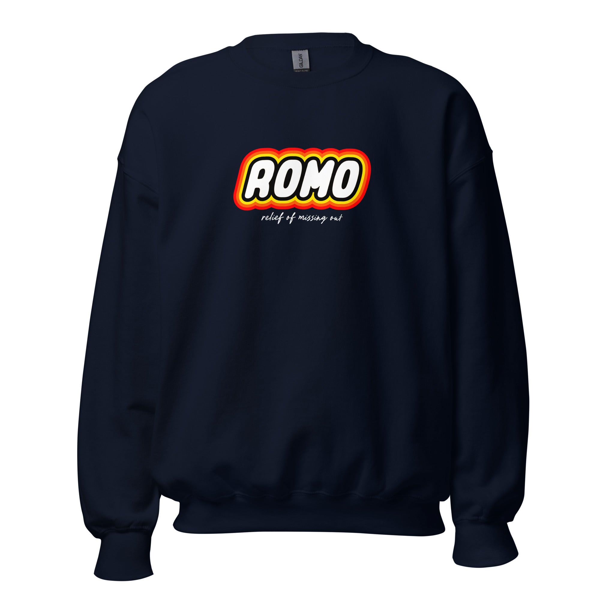 ROMO: Relief of missing out - Sweatshirt - Navy - The Philosopher's Shirt