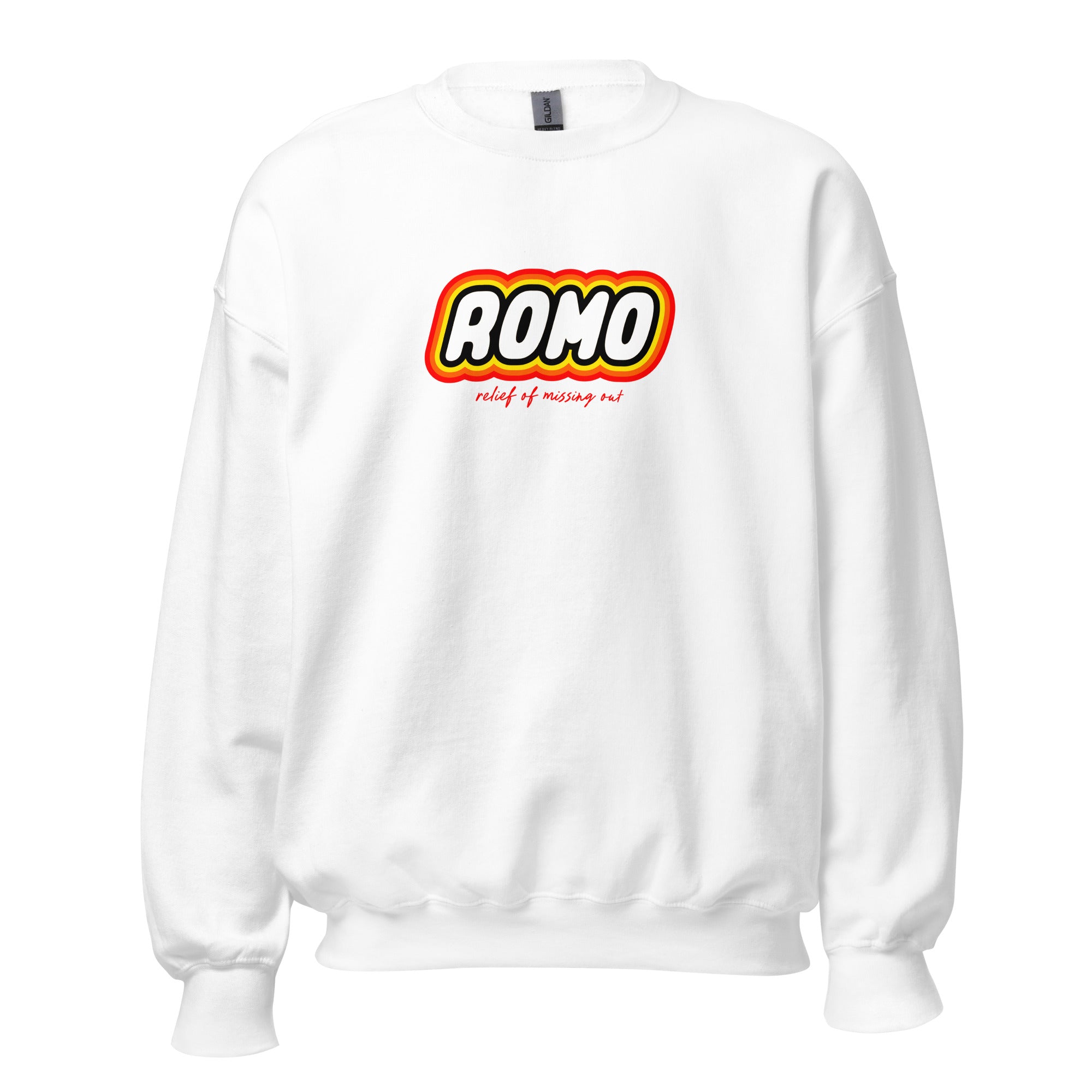ROMO: Relief of missing out - Sweatshirt - White - The Philosopher's Shirt