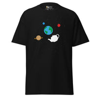Russell's Teapot Floating in Space - Unisex Classic T-Shirt - Black / S