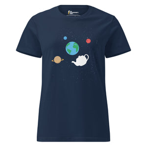 Russell's Teapot Floating in Space - Women’s T-shirt