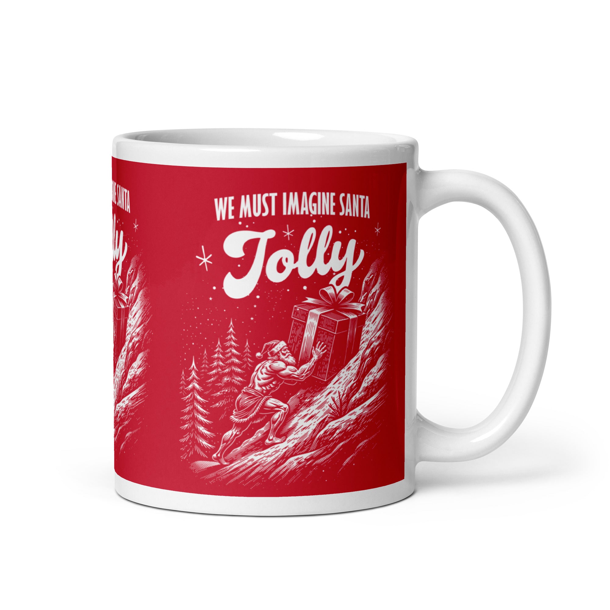 Santa Sisyphus - Mug - The Philosopher's Shirt