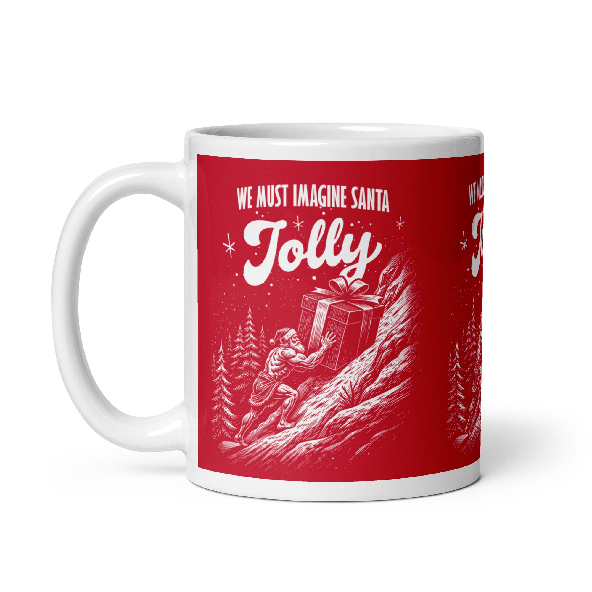Santa Sisyphus - Mug - The Philosopher's Shirt