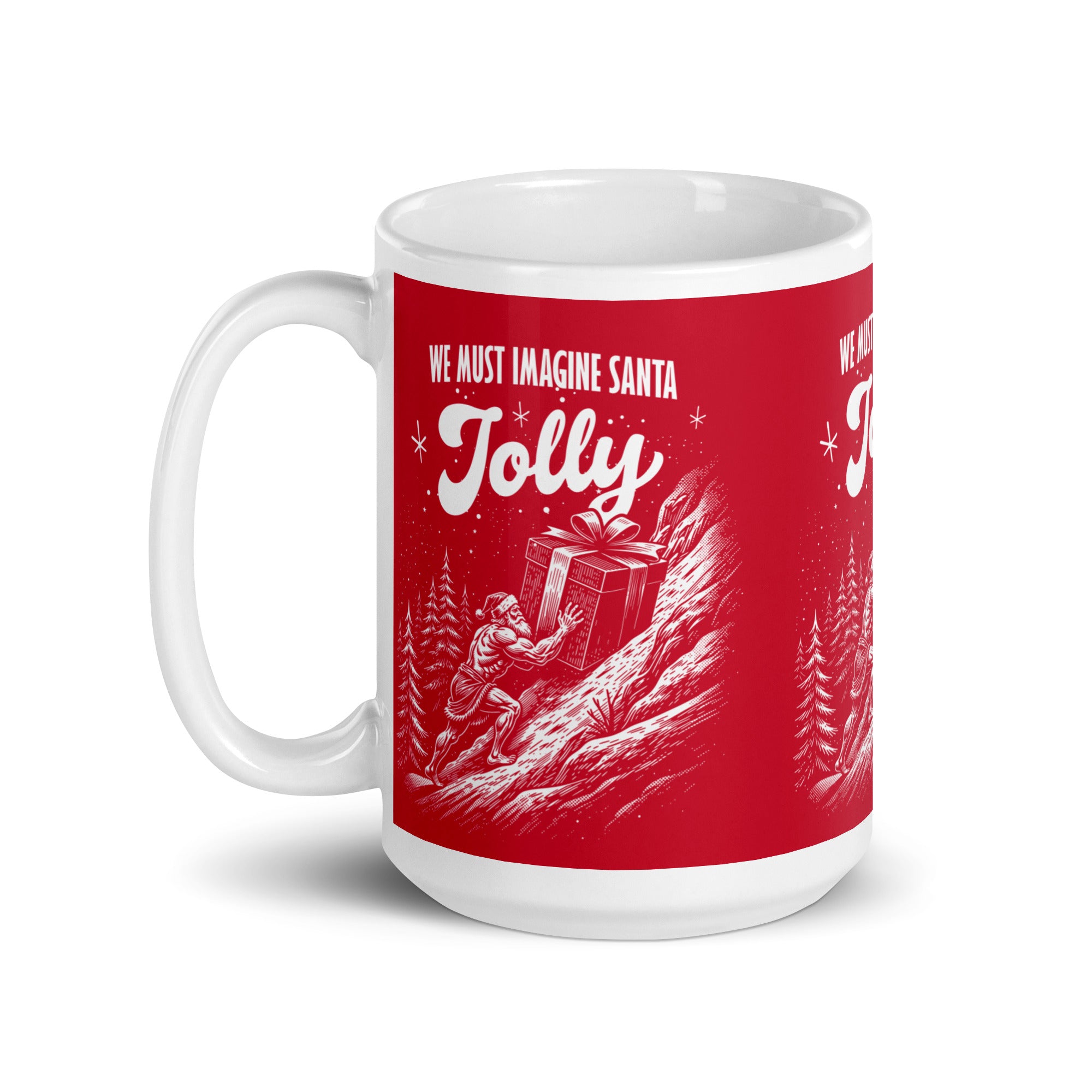 Santa Sisyphus - Mug - The Philosopher's Shirt