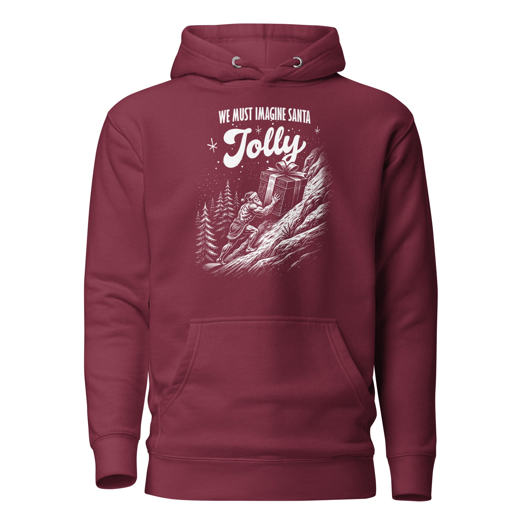 Santa Sisyphus - Premium Hoodie - The Philosopher's Shirt