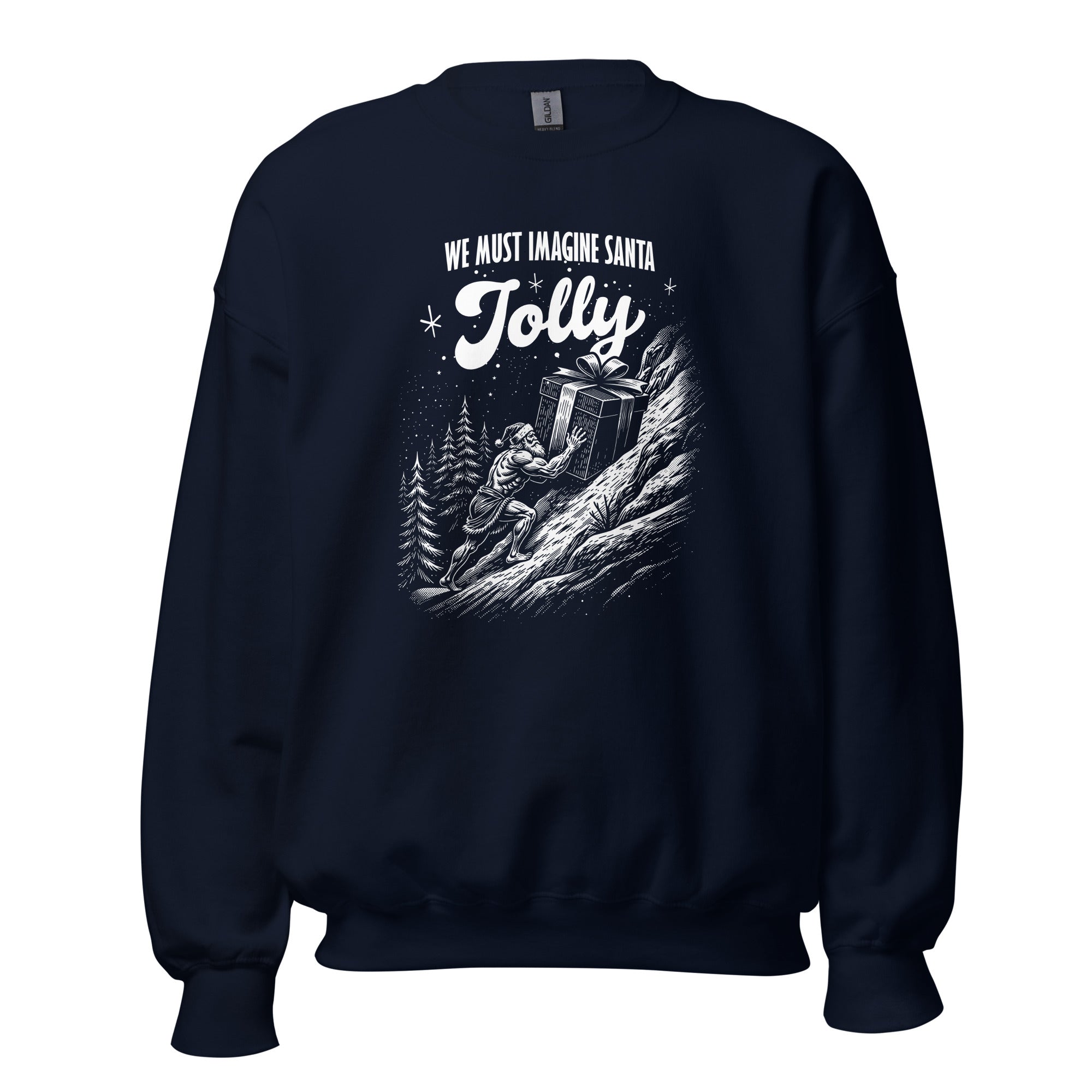 Santa Sisyphus - Sweatshirt - The Philosopher's Shirt