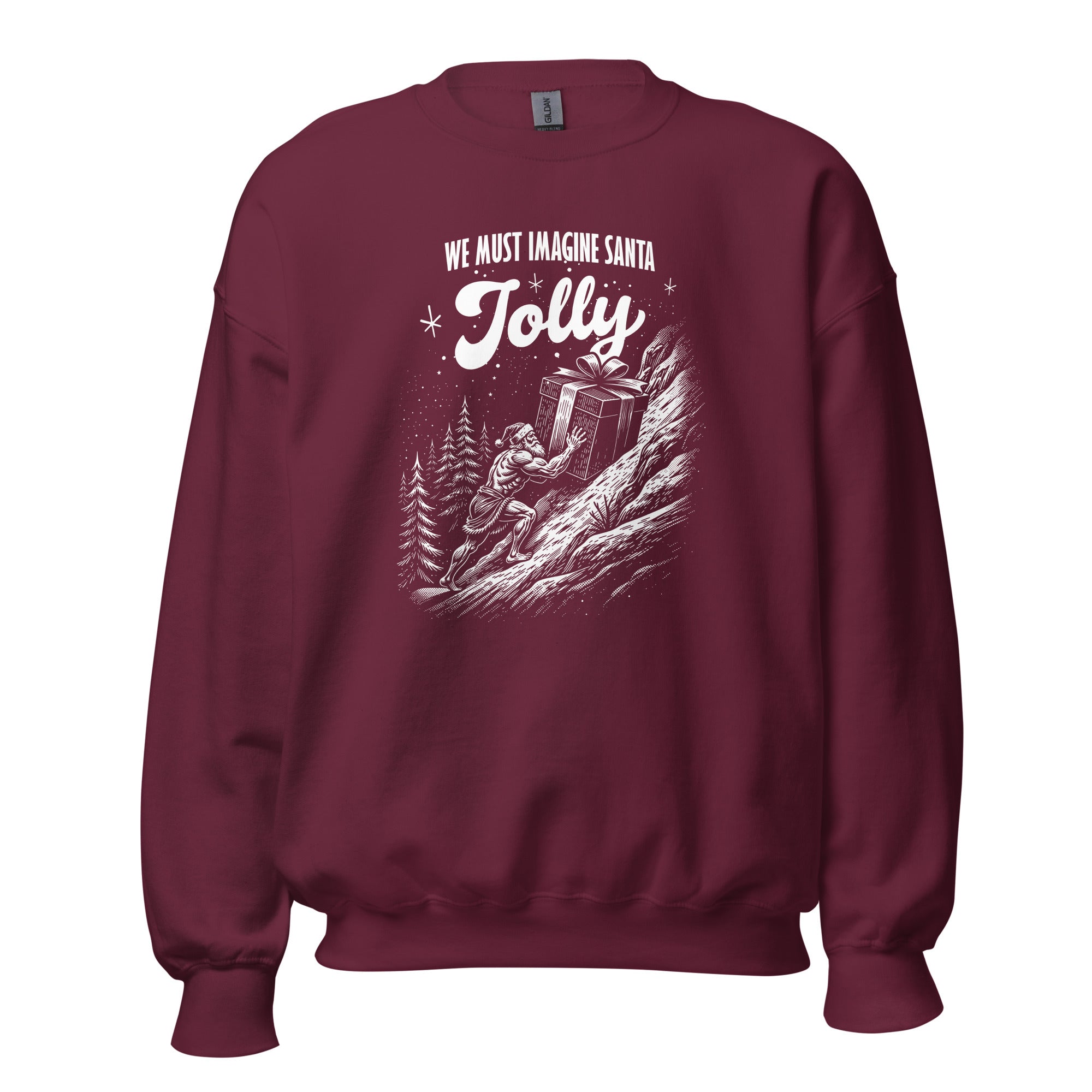 Santa Sisyphus - Sweatshirt - The Philosopher's Shirt