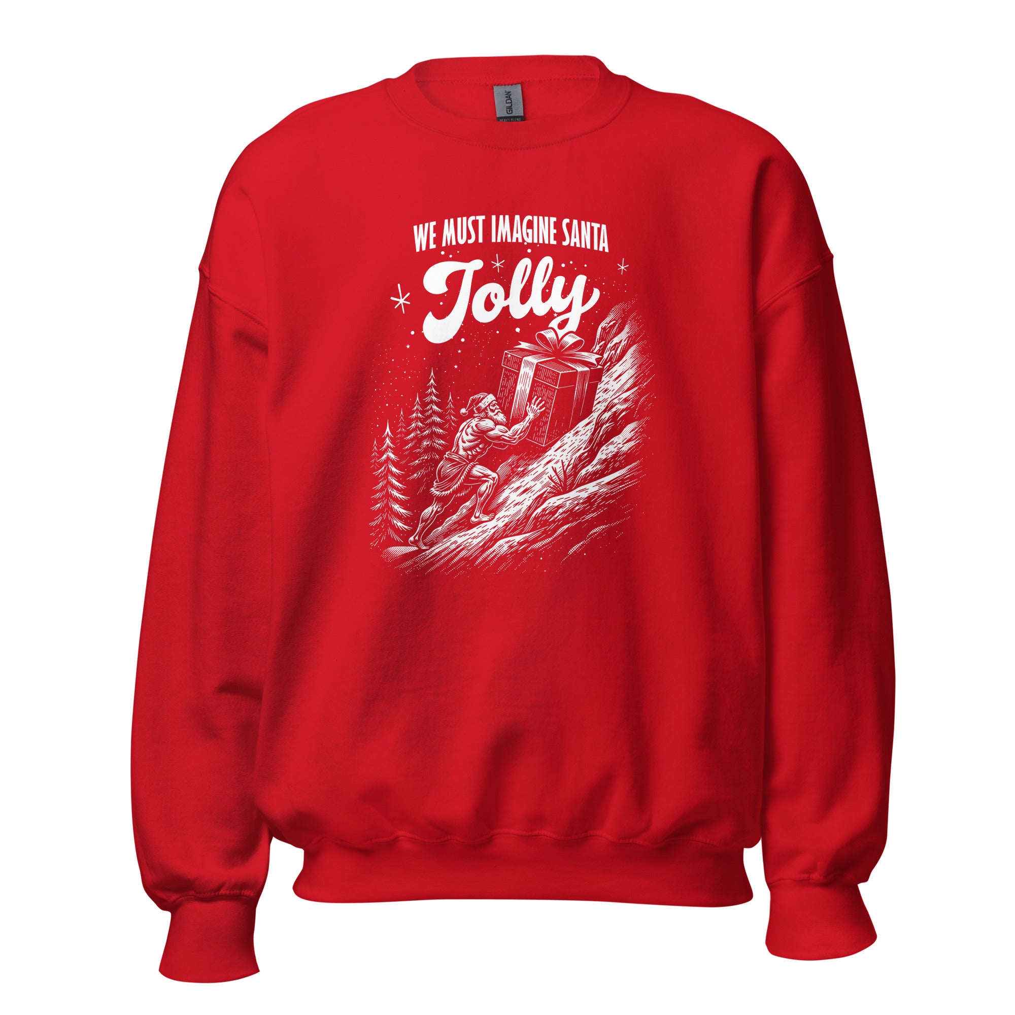 Santa Sisyphus - Sweatshirt - The Philosopher's Shirt