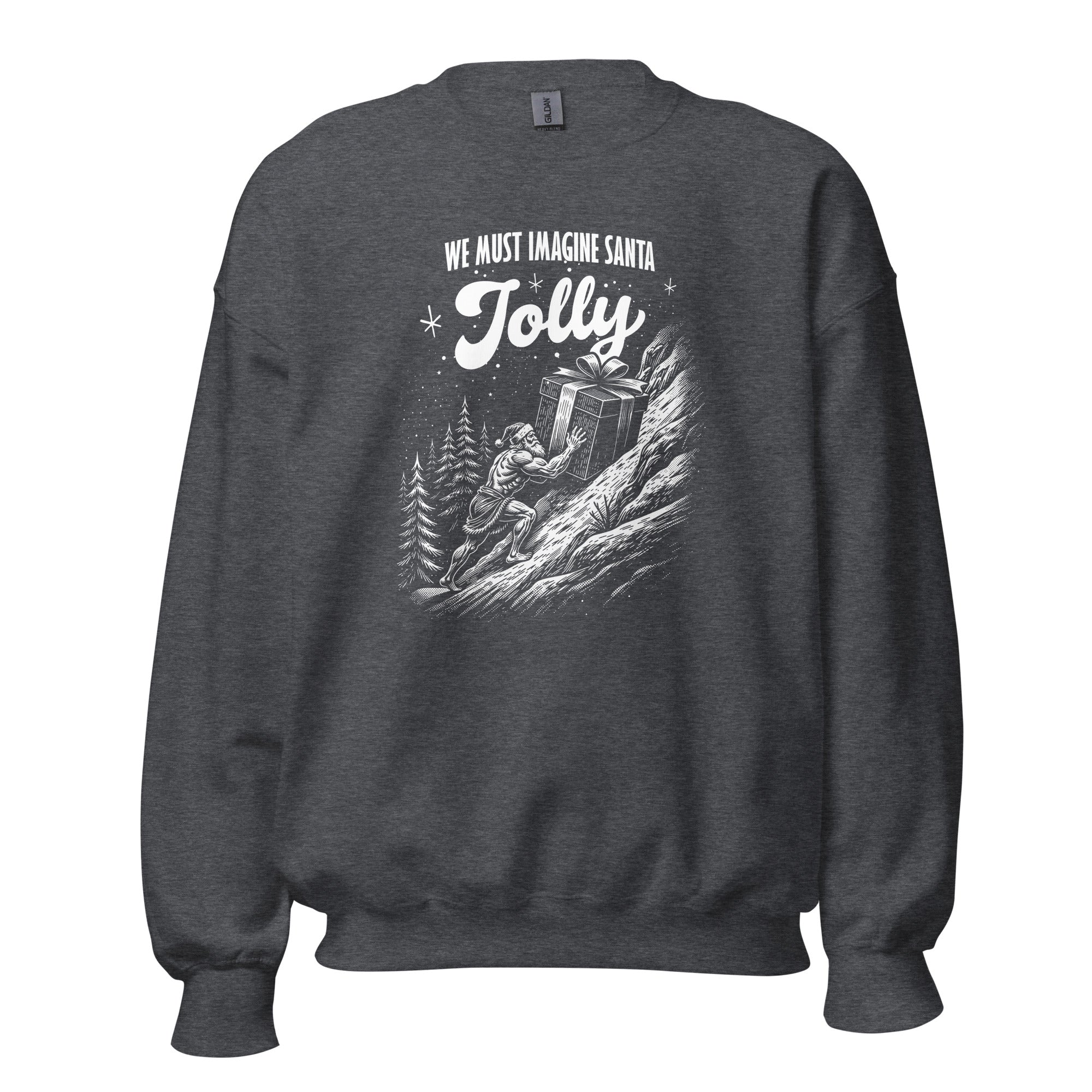 Santa Sisyphus - Sweatshirt - The Philosopher's Shirt