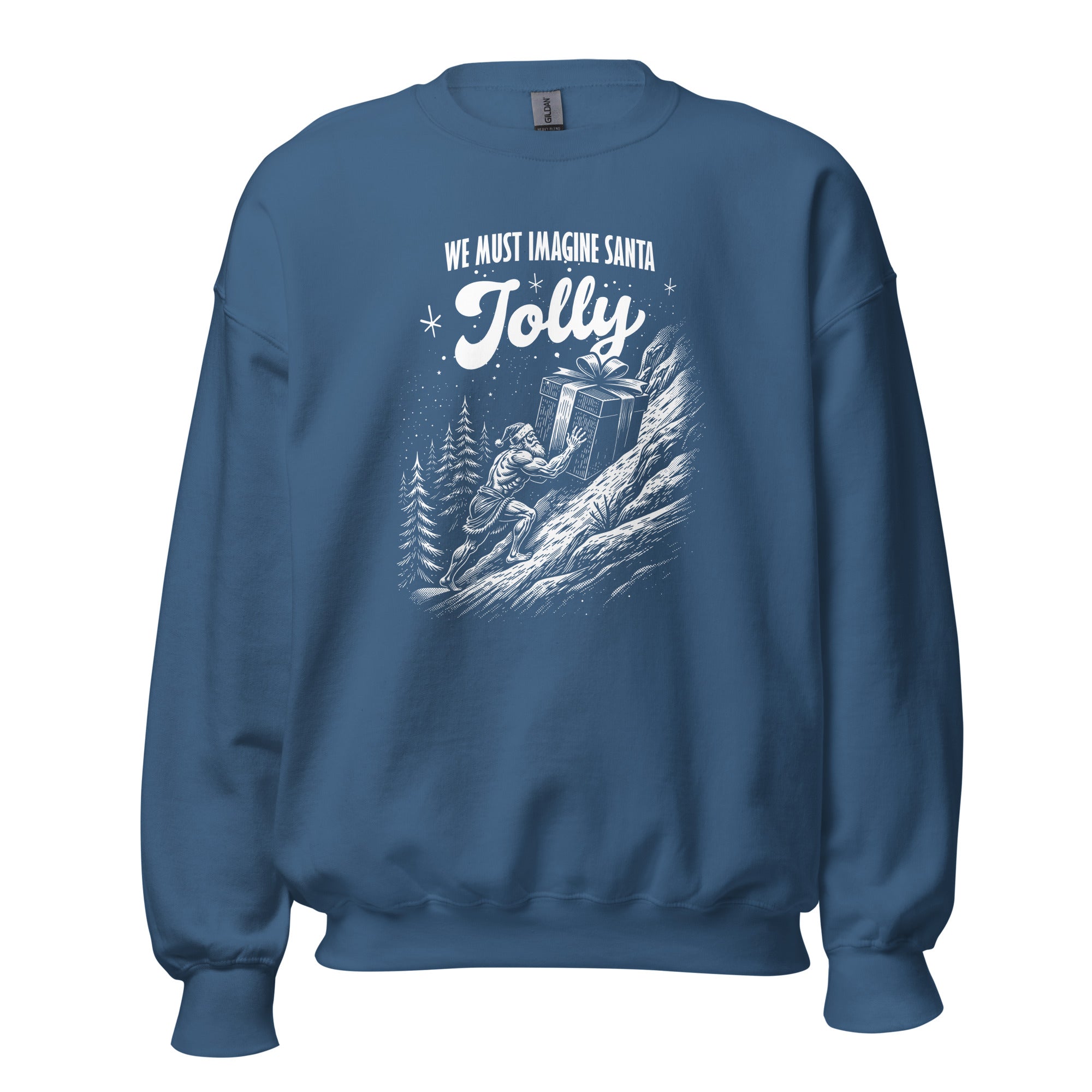 Santa Sisyphus - Sweatshirt - The Philosopher's Shirt