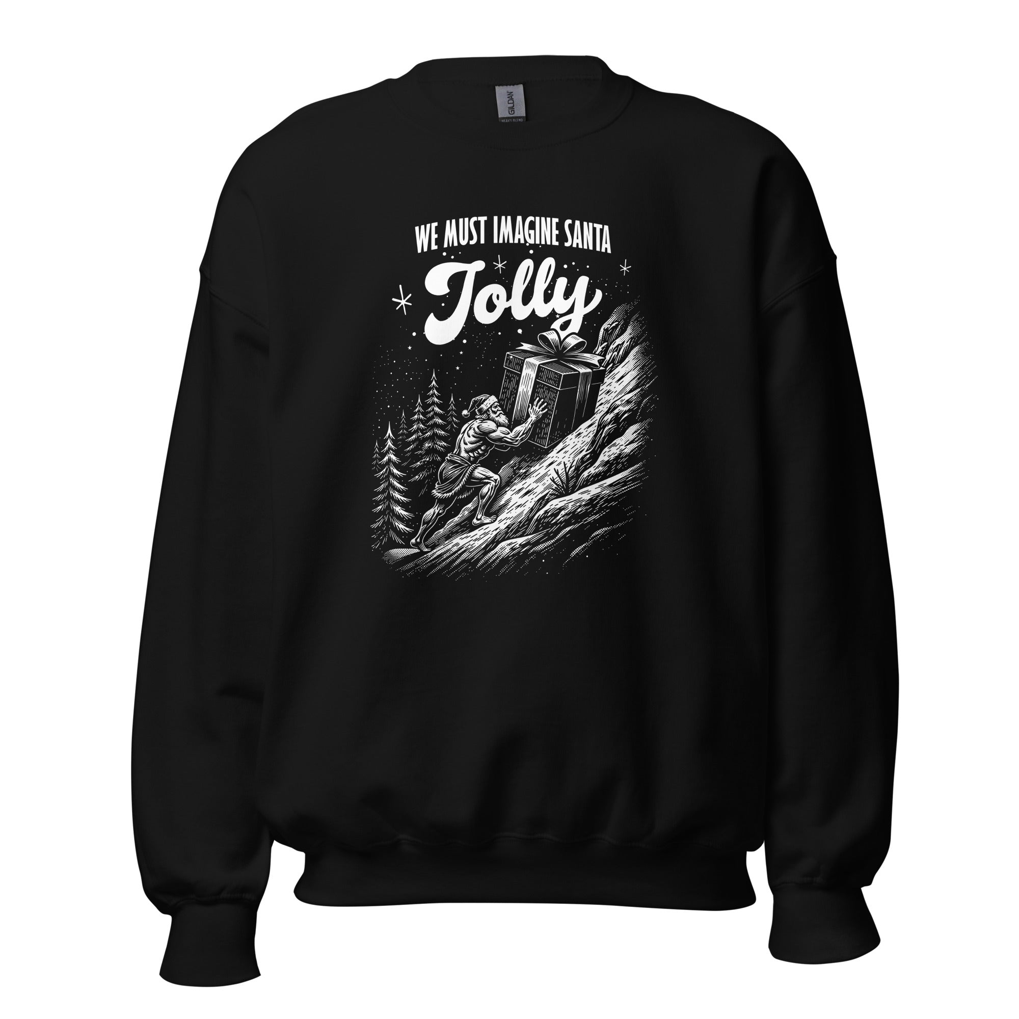 Santa Sisyphus - Sweatshirt - The Philosopher's Shirt
