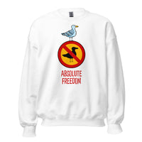 Sartre - Absolute Freedom Seagull - Sweatshirt - White / S