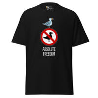 Sartre - Absolute Freedom Seagull - Unisex Classic T-Shirt - Black / S