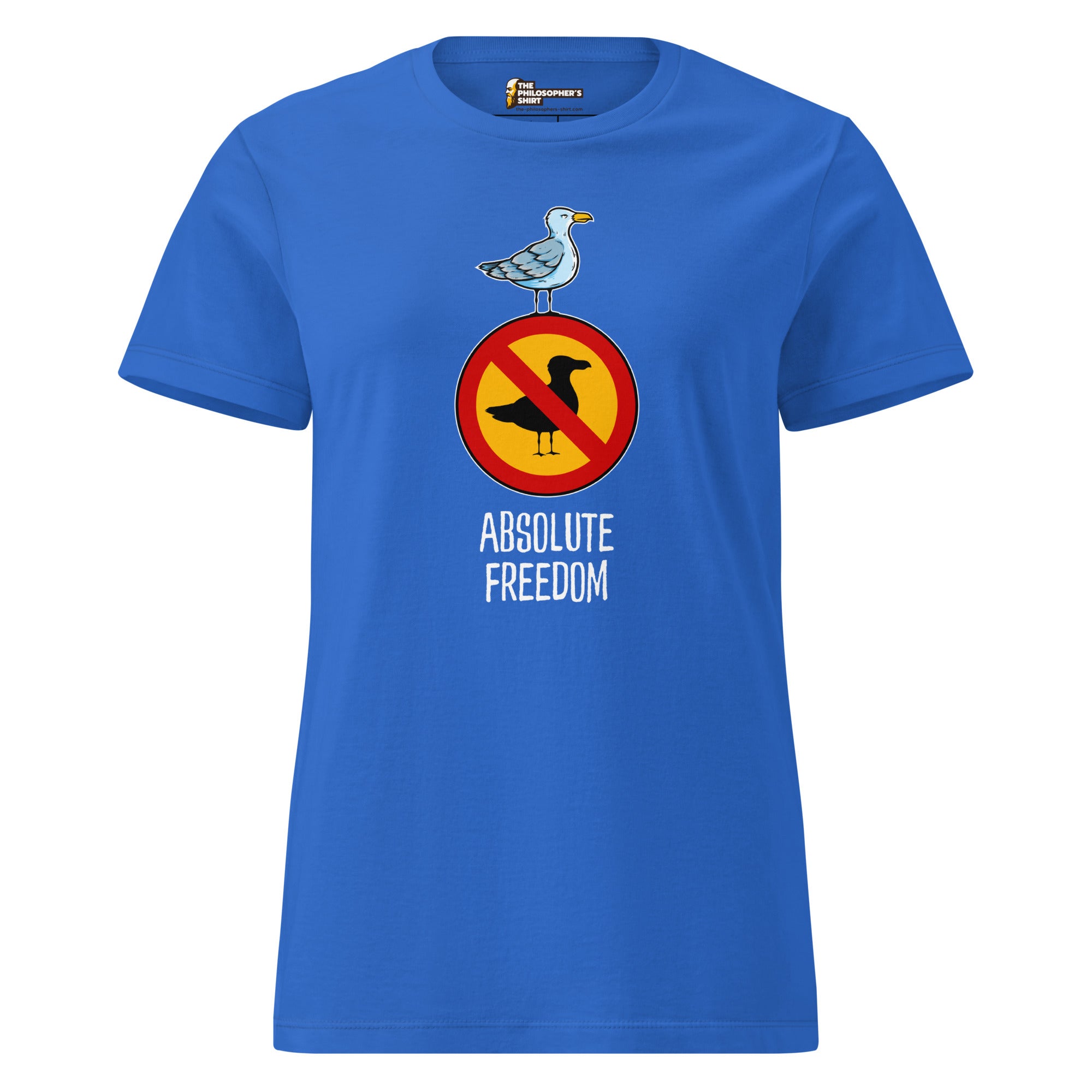 Sartre - Absolute Freedom Seagull - Women’s T-shirt - The Philosopher's Shirt