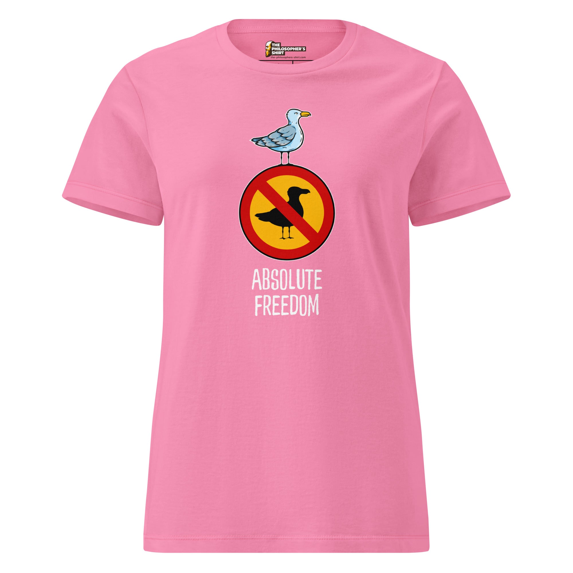 Sartre - Absolute Freedom Seagull - Women’s T-shirt - The Philosopher's Shirt
