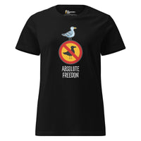 Sartre - Absolute Freedom Seagull - Women’s T-shirt - Black / S